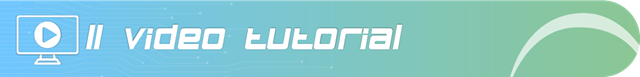 Video tutorial Video tutorial